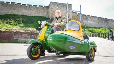 David still scootering at 76