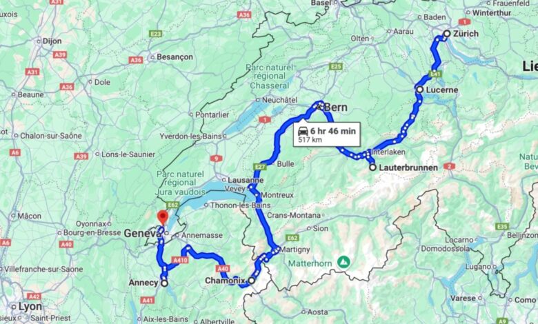 Best Itinerary for Switzerland and France in 10 days With Kids Best Itinerary for Switzerland and France in 10 days With Kids